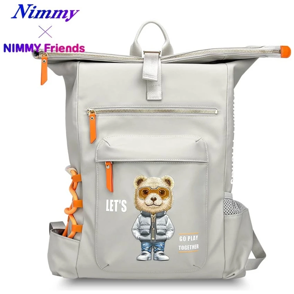 NIMMY laptop bag COOL&CUTE 2.0 Bear pilka