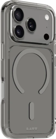 Dėklas Laut Crystal Fluro Apple iPhone 17 Pro Max, Clear Pilkas