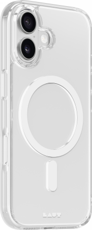 Dėklas „Laut Crystal Fluro Apple iPhone 17“, skaidrus