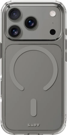 Dėklas Laut Crystal Fluro Apple iPhone 17 Pro Max, Clear Pilkas