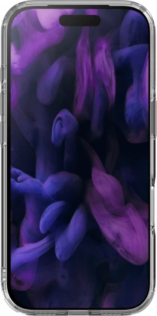 Dėklas Laut Crystal Fluro Apple iPhone 17 Pro, Clear Pilkas