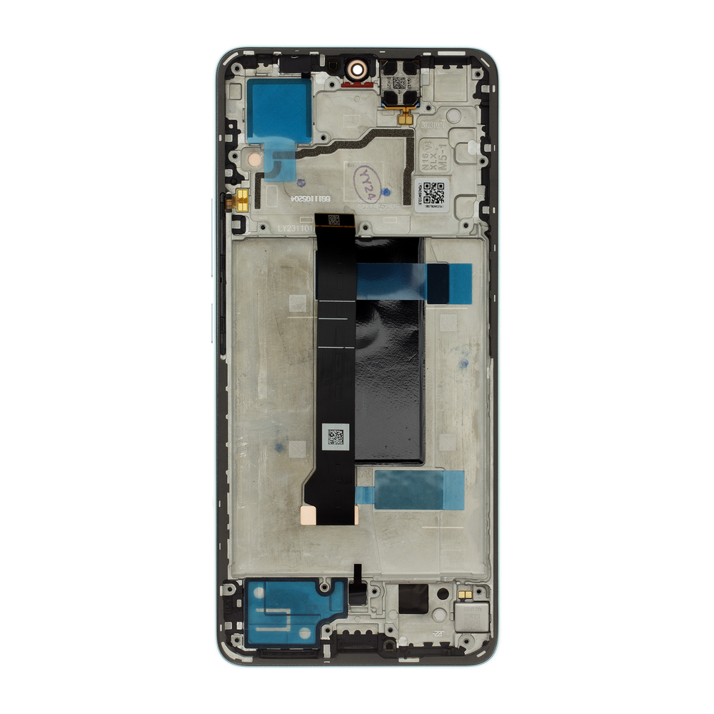 Dėklas LCD ekranas + jutiklinis blokas + priekinis dangtelis, skirtas „Xiaomi Redmi Note 13 Pro 5G Mėlyna Ocean Teal“ (pakeitimų paketas)
