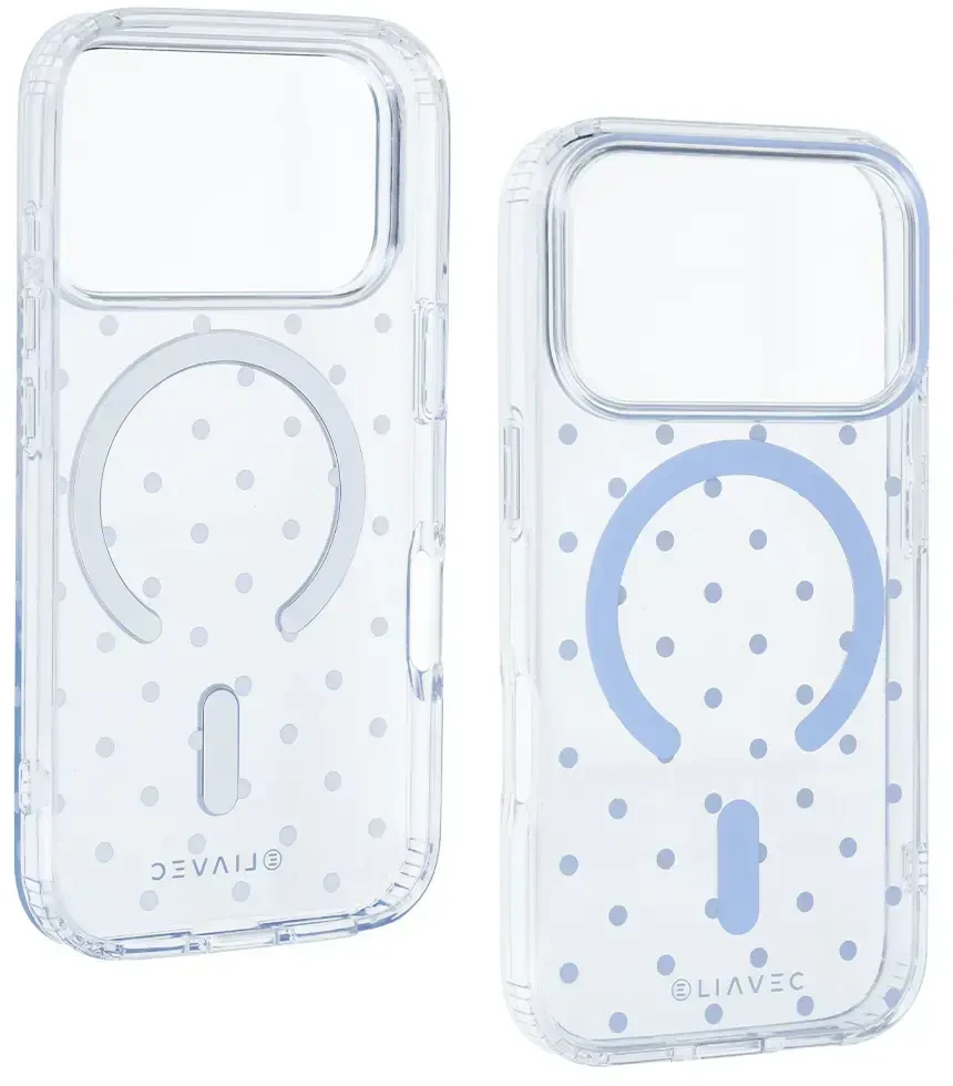 Dėklas Liavec Bubble Case do Iphone 18 Pro Max/17 Pro Max Šviesiai mėlynas