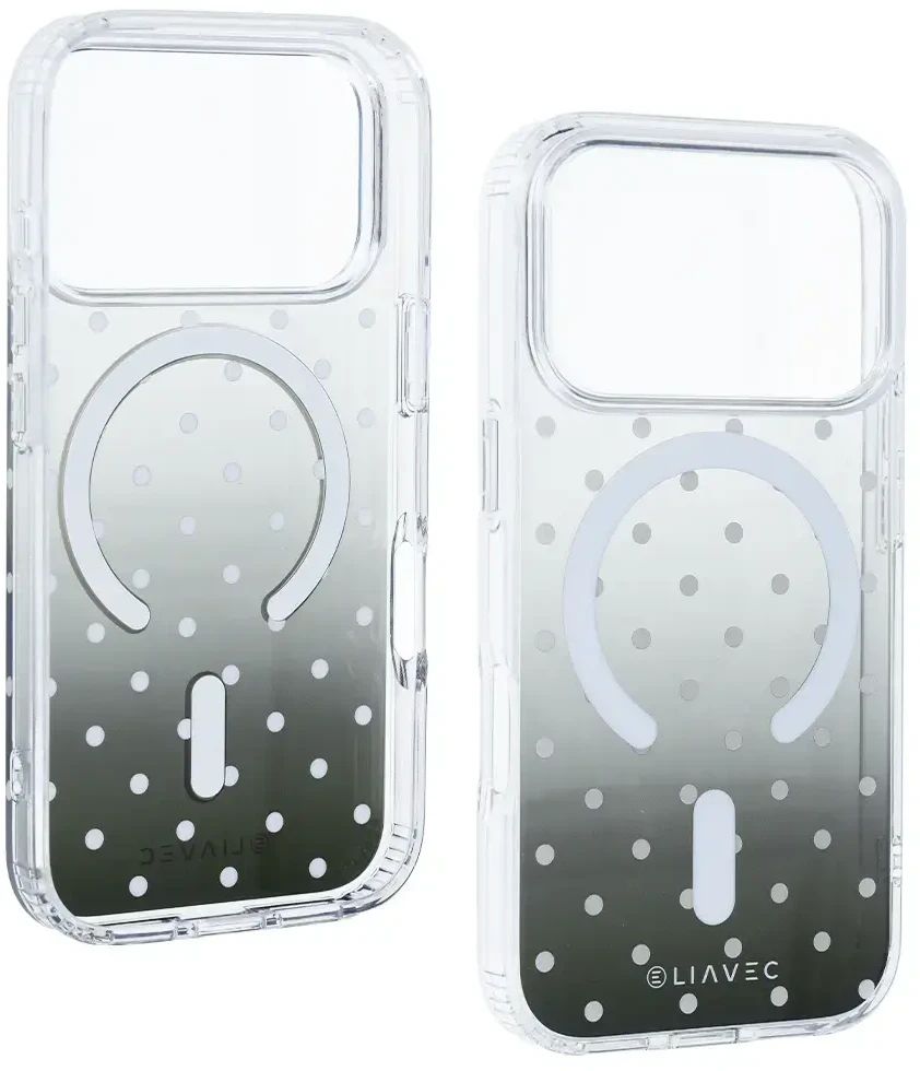 Dėklas Liavec Bubble Case do Iphone 18 Pro/17 Pro juoda