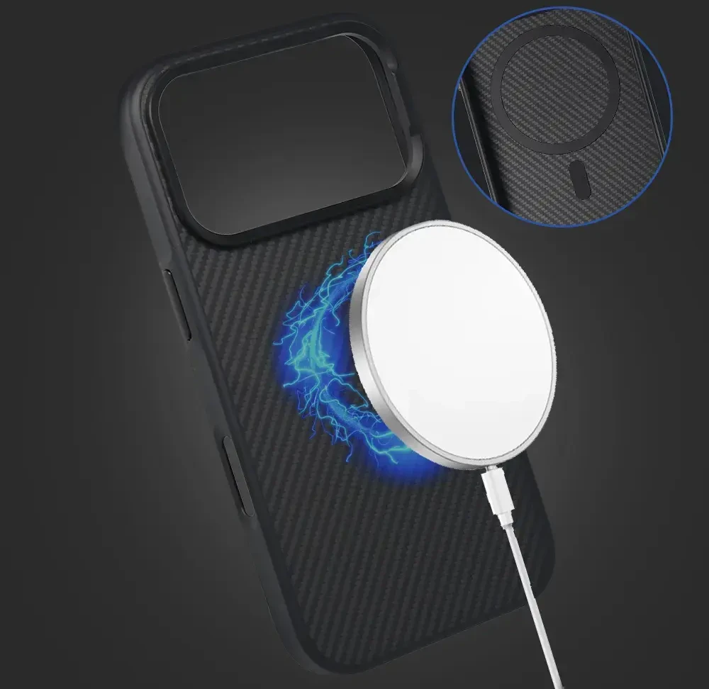 Dėklas Liavec Carbon Core Case do Iphone 18 Pro/17 Pro