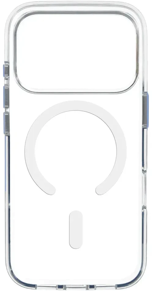Dėklas Liavec Pure Case with camera control button do Iphone 18 Pro/17 Pro Šviesiai mėlynas