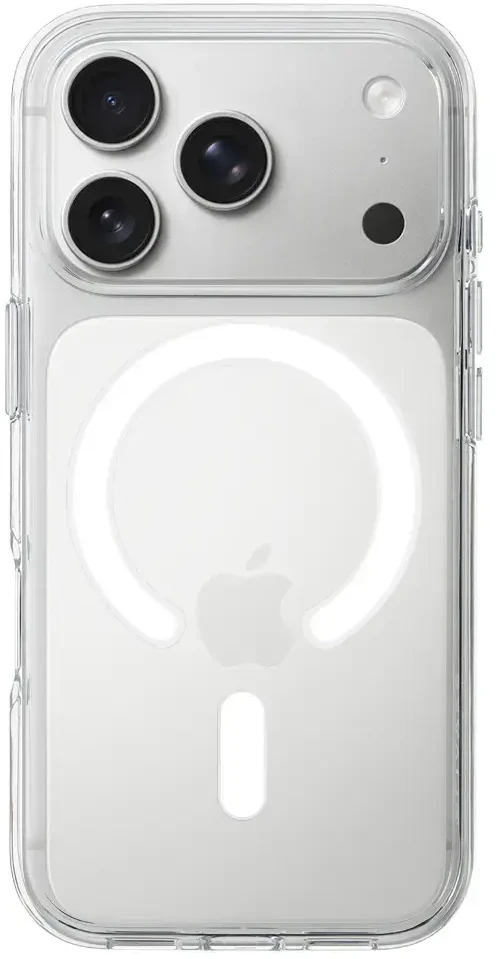 Dėklas Liavec Pure Case with camera control button do Iphone 18 Pro Max/17 Pro Max balta