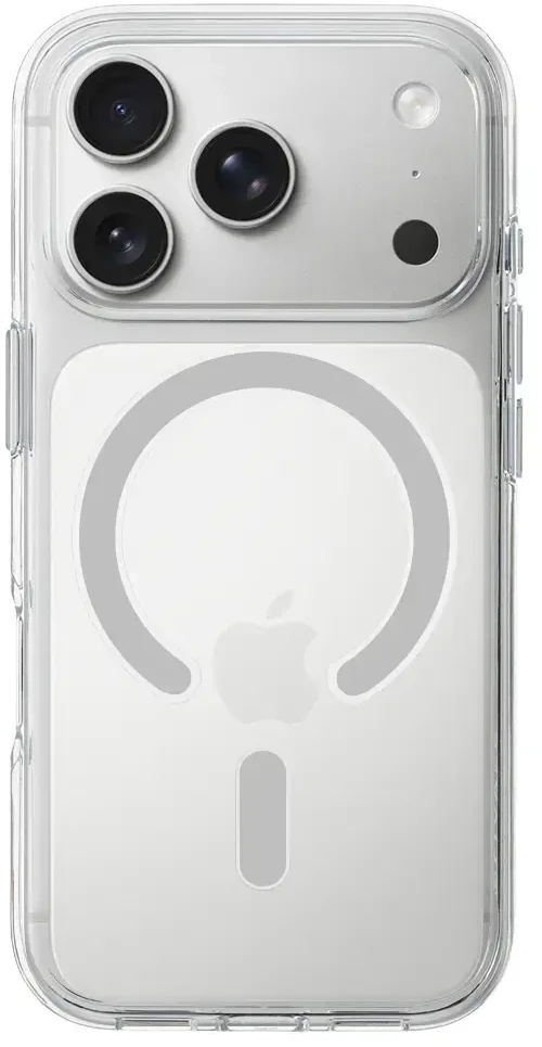Dėklas Liavec Pure Case with camera control button do Iphone 18 Pro/17 Pro pilka