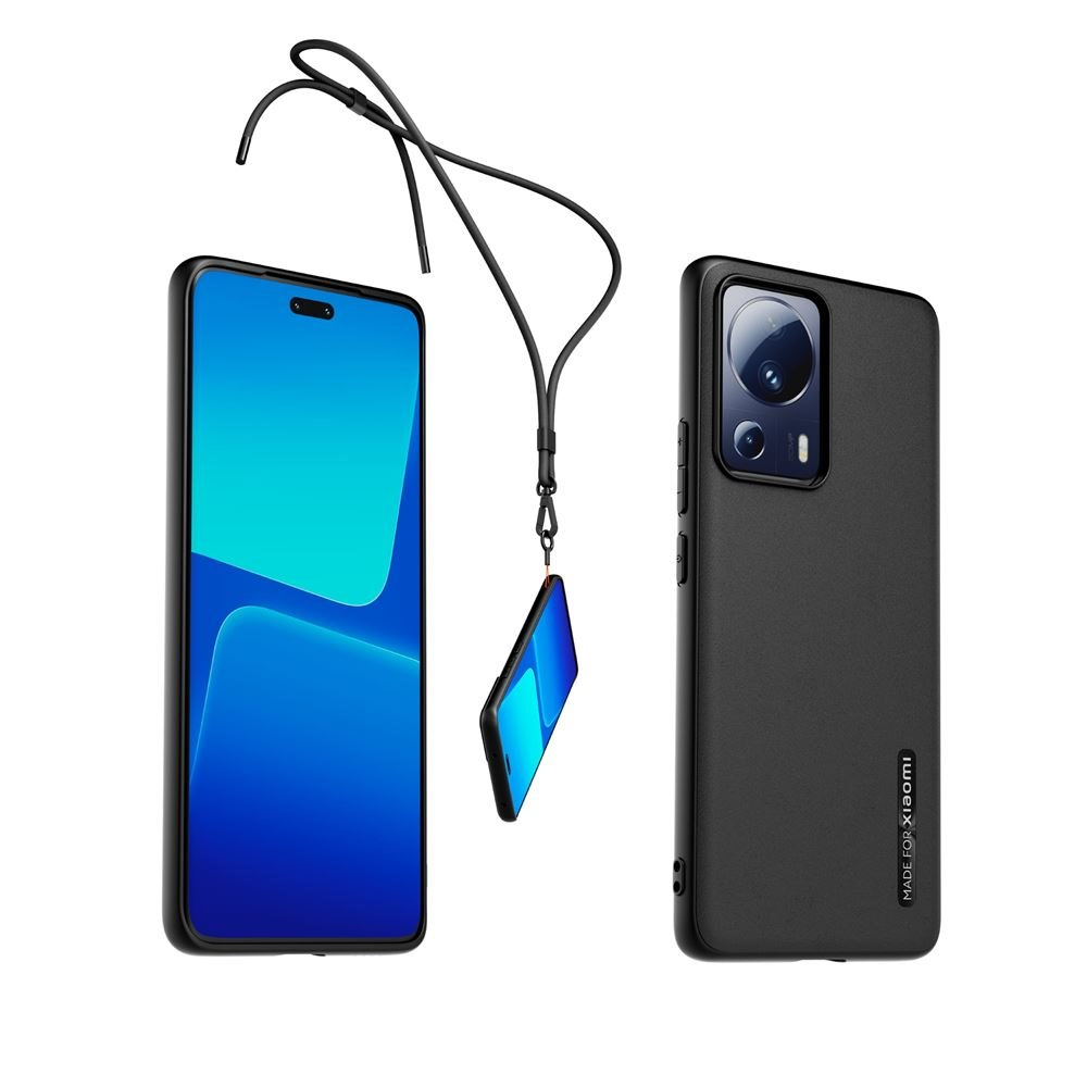 Made for Xiaomi TPU Cover with Necklace for Xiaomi 13 Lite dėklas telefonui juodos spalvos