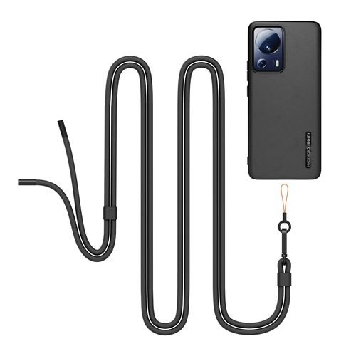 Made for Xiaomi TPU Cover with Necklace for Xiaomi 13 Lite dėklas telefonui juodos spalvos