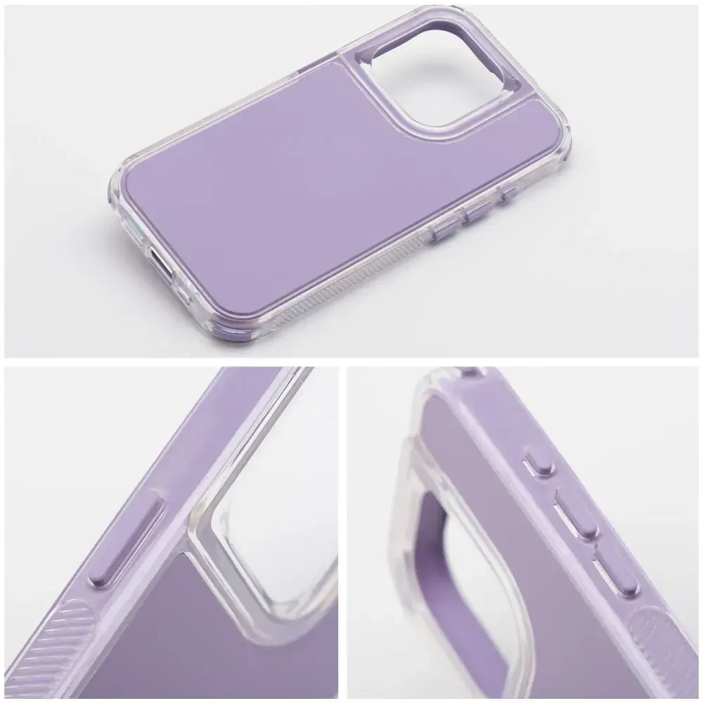 OEM dėklas, skirtas „iPhone 17 Matrix“, šviesiai violetinis