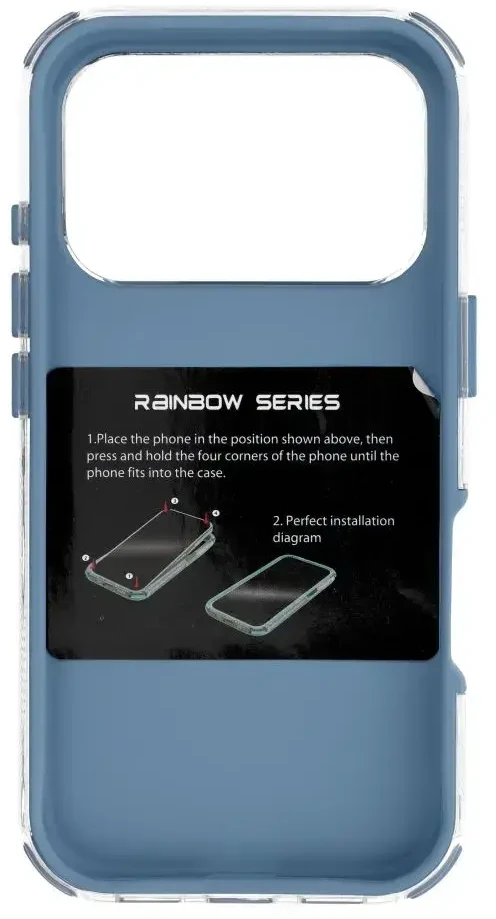 Dėklas Oem Case for iPhone 18 Pro / 17 Pro Matrix mėlynas