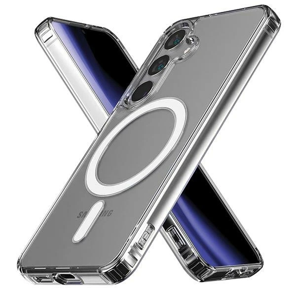 Mercury dėklas MagSafe Jelhard Samsung Galaxy S24 S921 dėklas telefonui skaidrus
