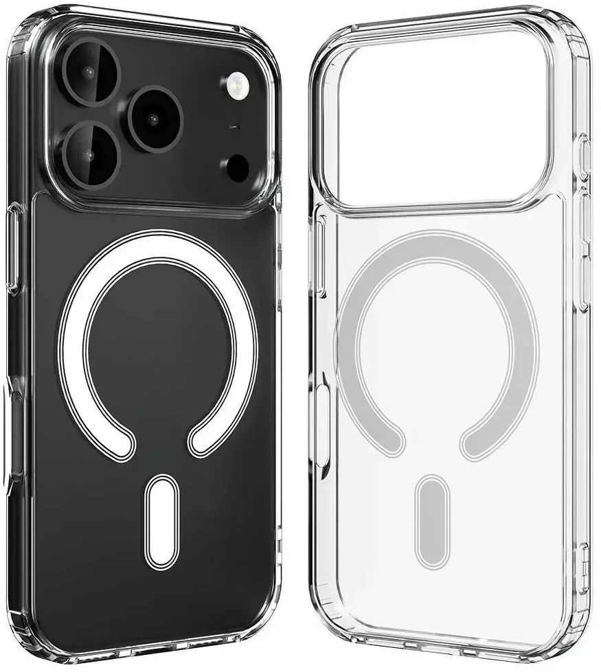 Dėklas MERCURY JELL HARD IPHONE 17 PRO / 18 Pro MAGSAFE SKAIDRUS