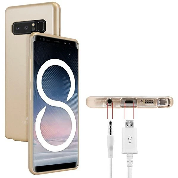 Dėklas MERCURY JELLY CASE GOLD IPHONE 12 PRO MAX