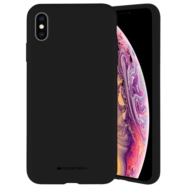 Dėklas Mercury Silikoninis dėklas Apple iPhone 14 juodas