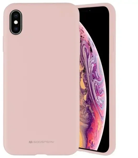 Dėklas Mercury silikoninis Apple iPhone 15 Pro 6,1" dėkals telefonui rožinės spalvos