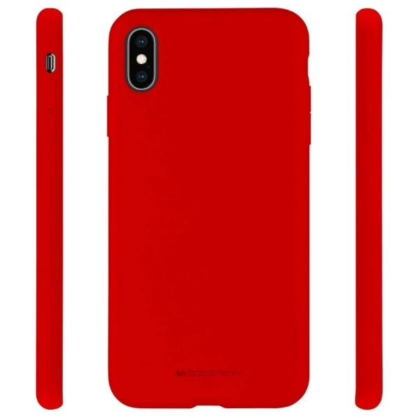 Dėklas Mercury Silicone iPhone X/Xs raudona /raudona