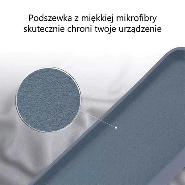 Dėklas Mercury Silikoninis dėklas Samsung A037 A03s levandos pilka