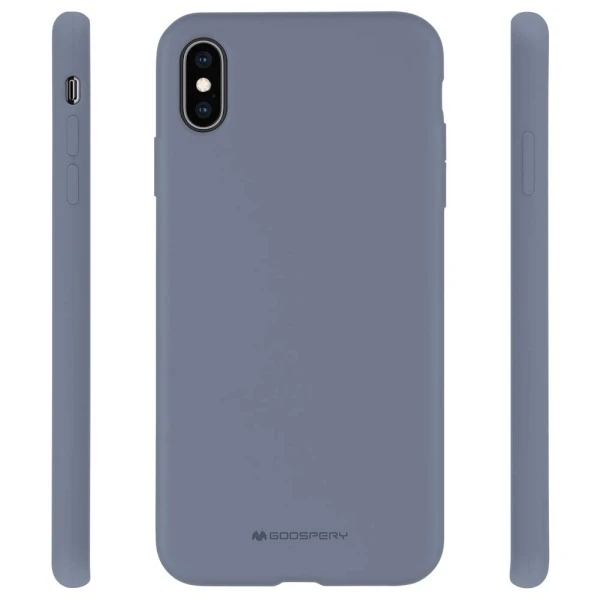 Dėklas Mercury Silikoninis dėklas Samsung A037 A03s levandos pilka