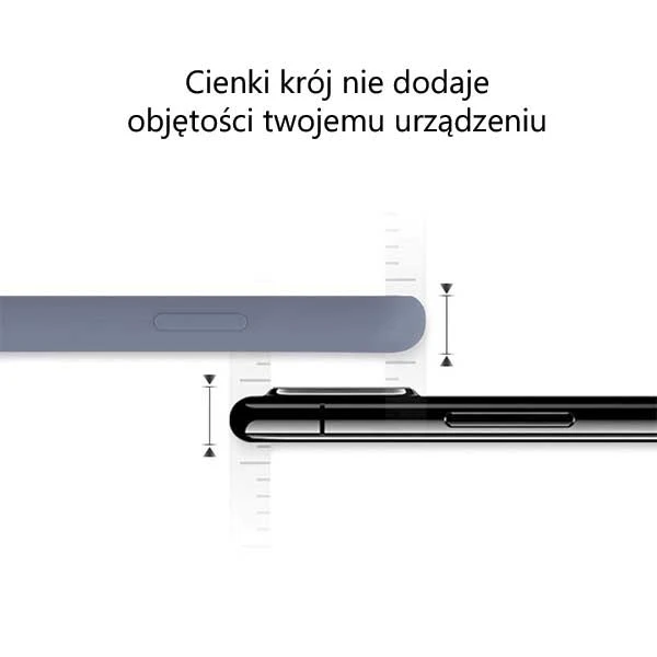 Dėklas Mercury Silikoninis dėklas Samsung A037 A03s levandos pilka