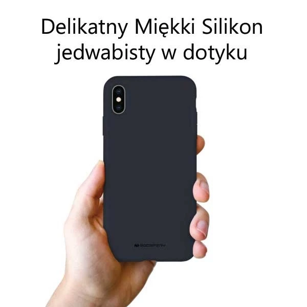 Dėklas Mercury Silikoninis dėklas Samsung A037 A03s tamsiai mėlynas
