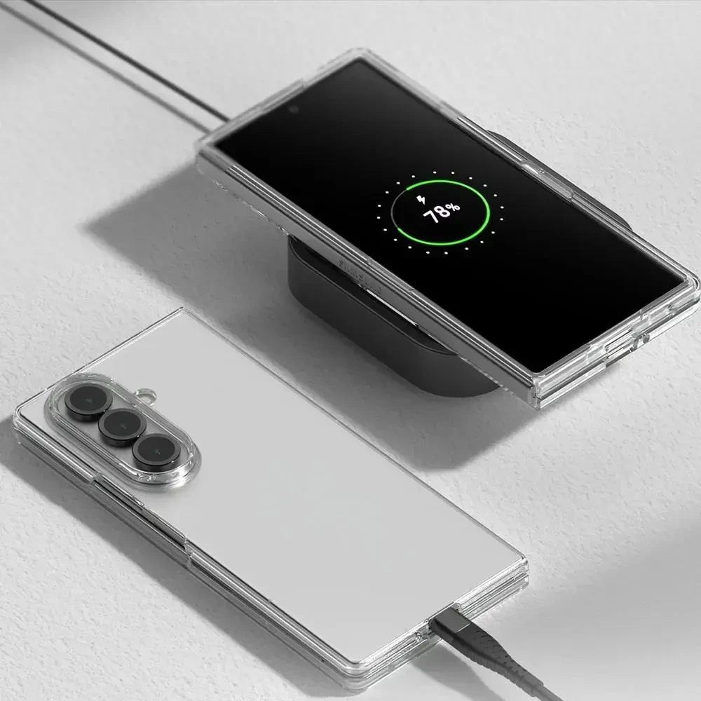 Dėklas Mercury Super Protect skirtas Samsung Galaxy Z Fold7 skaidrus