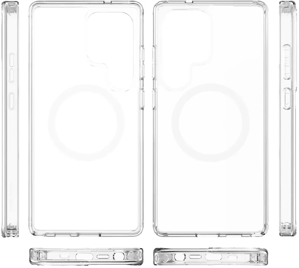 Alza Mobile Origin Lengvas dėklas, MagSafe, skaidrus - Samsung Galaxy S25 Ultra