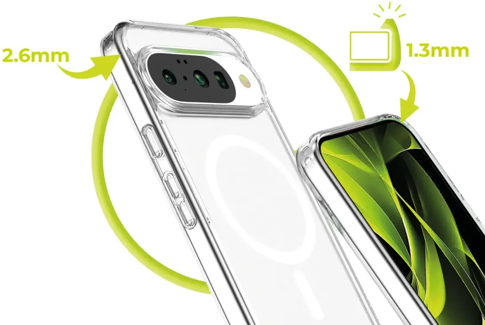 „Alza Mobile Origin Easy“ dėklas, „MagSafe“, skaidrus – „Google Pixel 10 Pro“ / „Google Pixel 10“