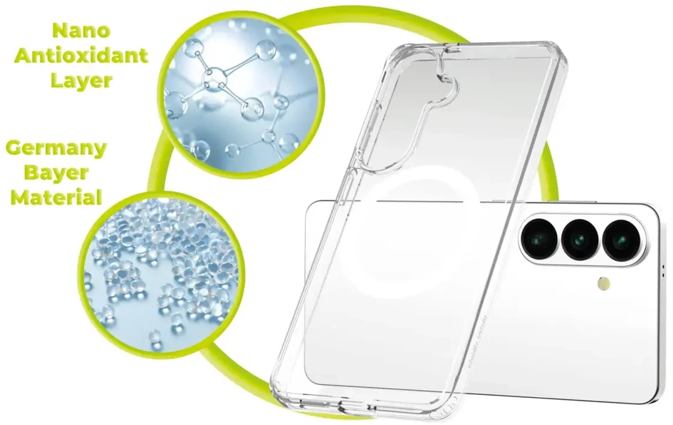 „Alza Mobile Origin Easy“ dėklas, „MagSafe“, „Skydrus“ – „Samsung Galaxy S26+“