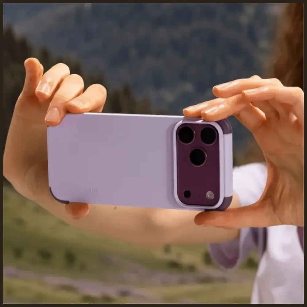 Dėklas Moft Color-blocking Snap do iPhone 18 Pro Max / 17 Pro Max peony - cheery laquer