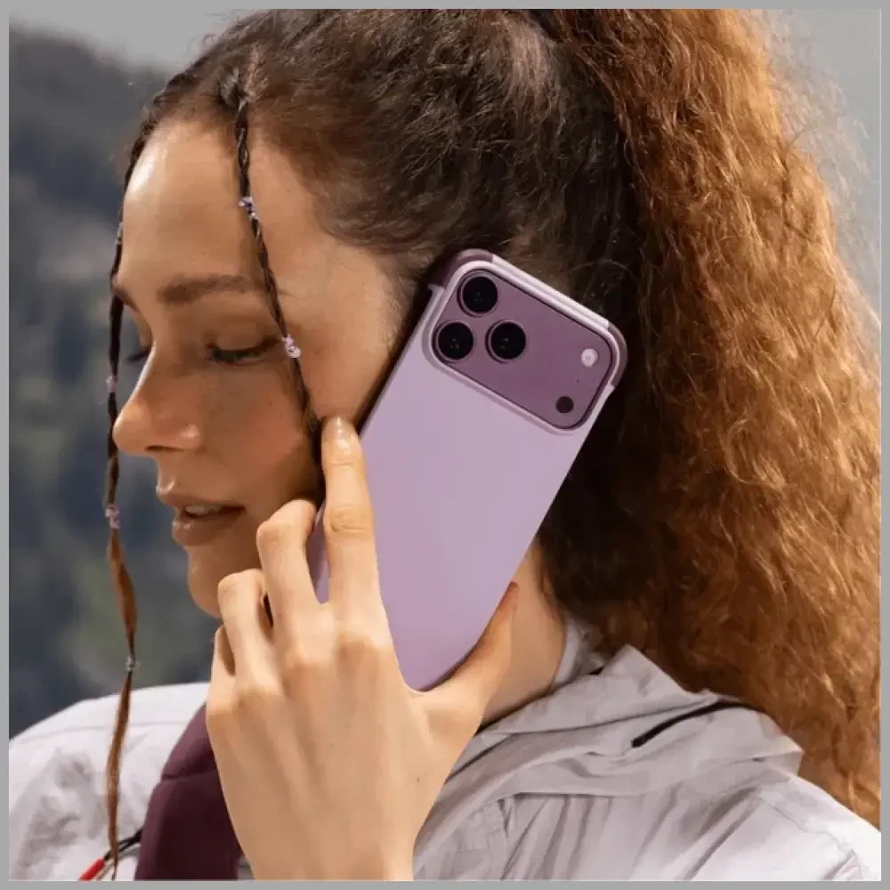 Dėklas Moft Color-blocking Snap do iPhone 18 Pro / 17 Pro peony - cheery laquer