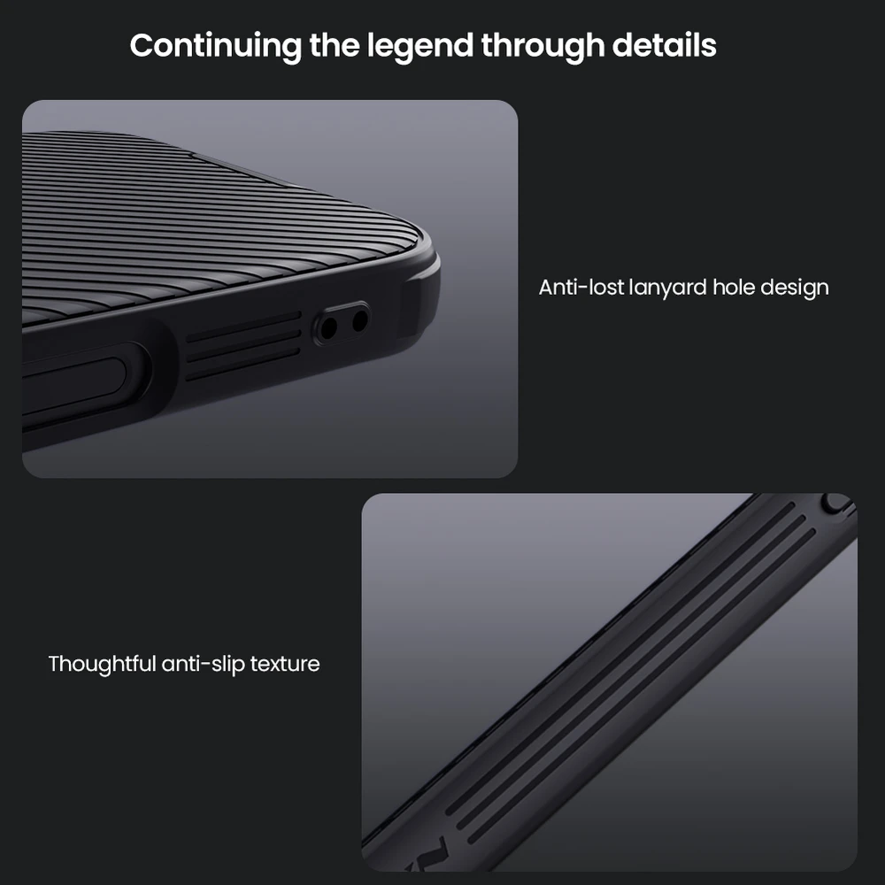 Nillkin CamShield PRO Hard Apple iPhone 16 Pro Max dėklas telefonui mėlynos spalvos