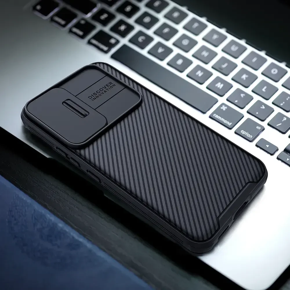Nillkin CamShield Pro dėklas, skirtas SAMSUNG S22 (juodas)