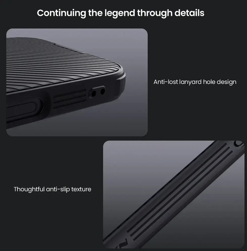 Nillkin CamShield PRO Hard Apple iPhone 16 dėklas telefonui juodos spalvos