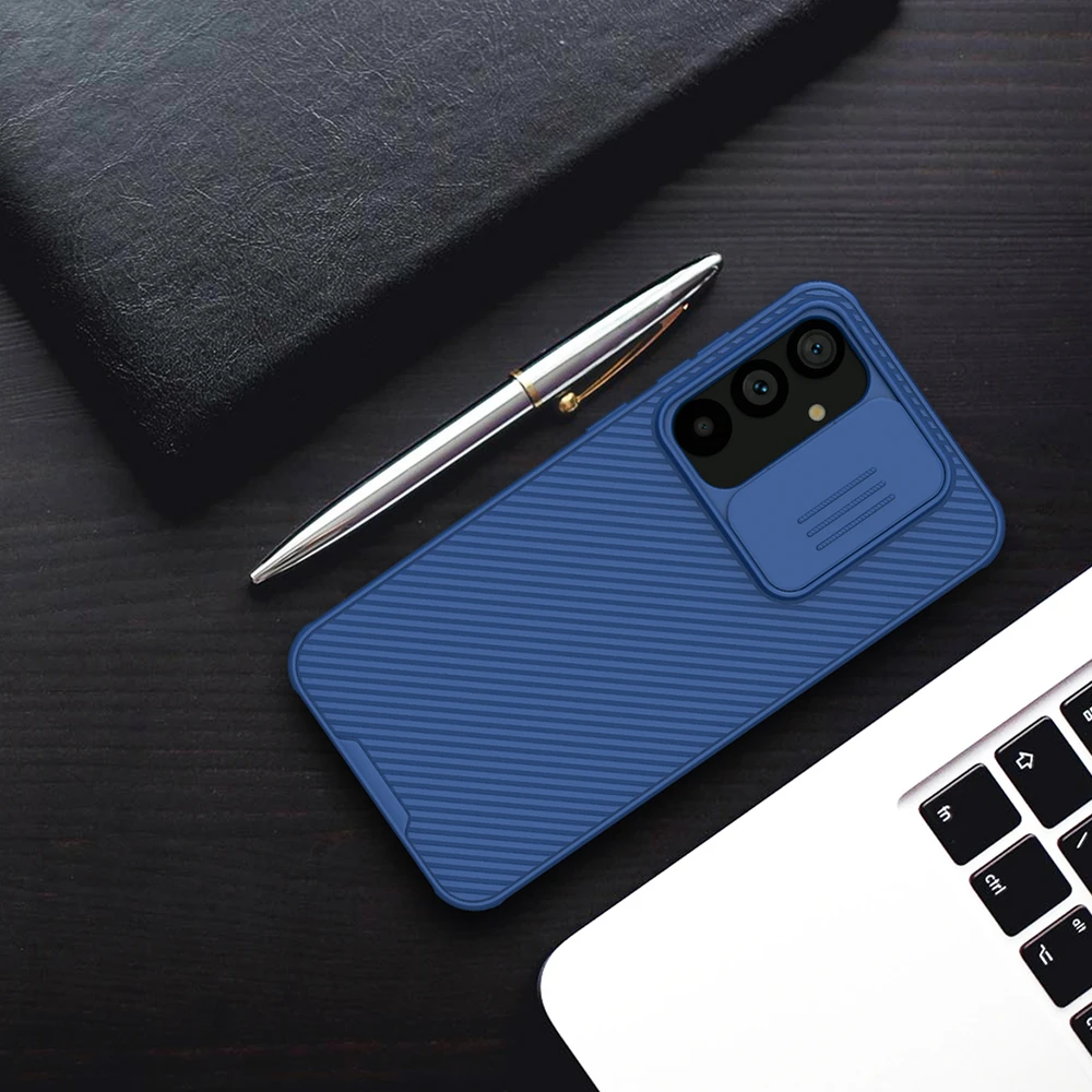 Dėklas Nillkin CamShield Pro Samsung S711 S23 FE mėlynas