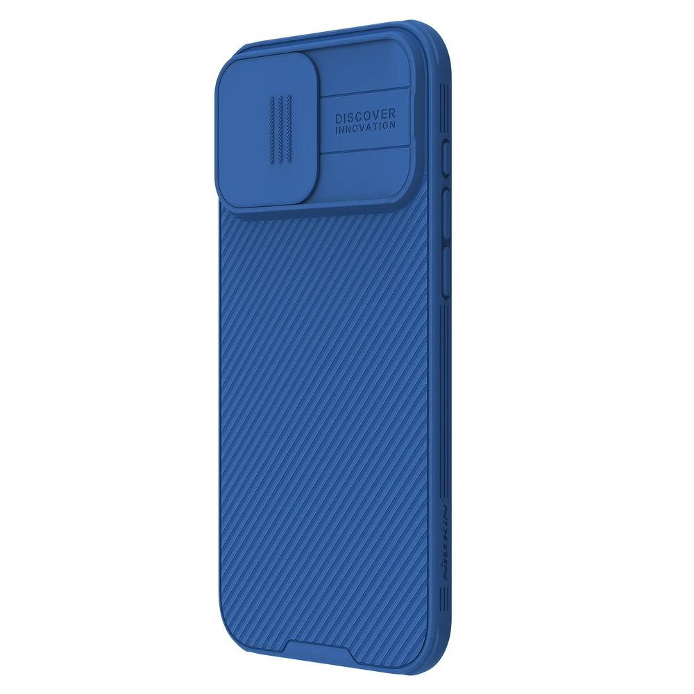 Nillkin CamShield PRO Hard Apple iPhone 16 Pro Max dėklas telefonui mėlynos spalvos