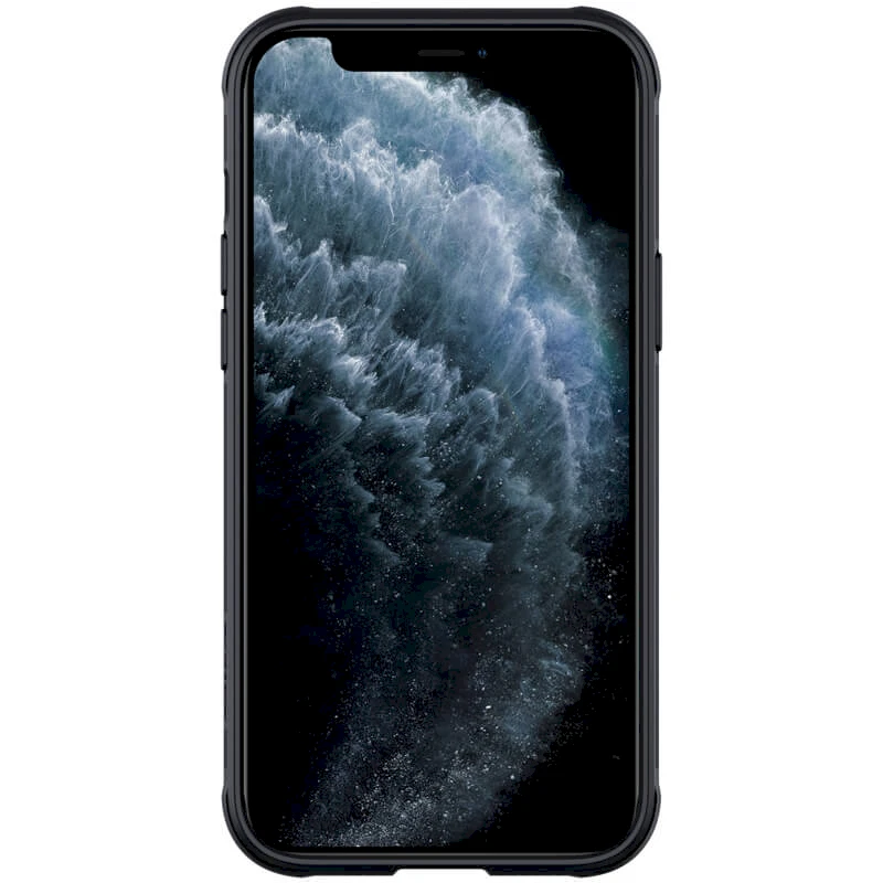 Nillkin CamShield PRO Hard dėklas skirtas Apple iPhone 12 Pro Max 6.7 juodos spalvos