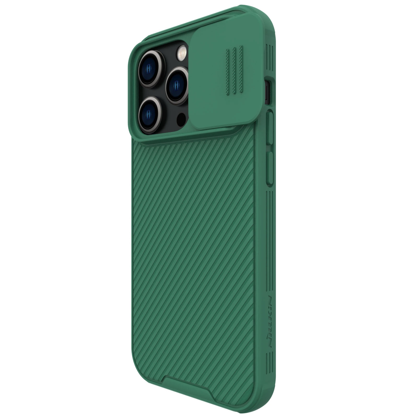 Dėklas Nillkin CamShield Pro Apple iPhone 14 Pro žalias