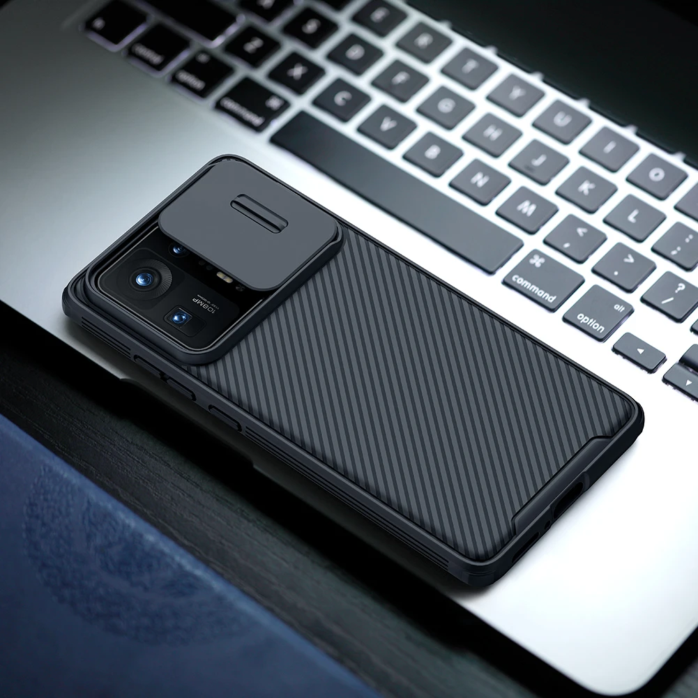 Nillkin CamShield Pro PC+TPU dėklas telefonui Xiaomi Mix 4 juodos spalvos