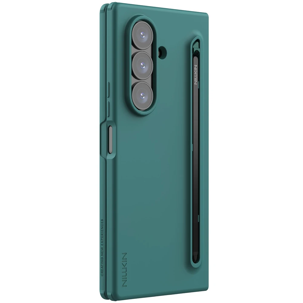 Nillkin Flex Pure Fold Pen Slot dėklas skirtas Samsung Galaxy Z Fold 7 Light žalios spalvos