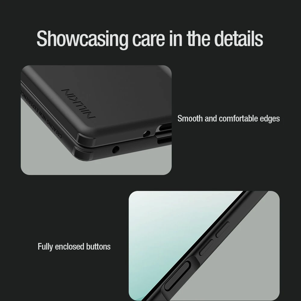 Nillkin Flex Pure Fold Pen Slot dėklas skirtas Samsung Galaxy Z Fold 7 Light žalios spalvos