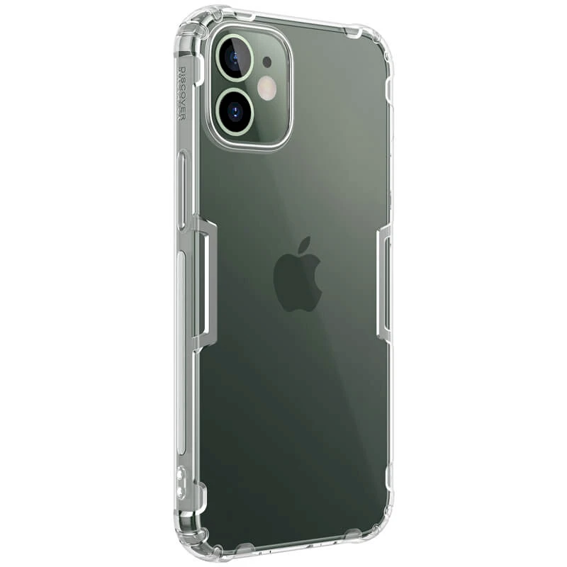Dėklas Nillkin Nature TPU Ultra Slim skirtas iPhone 12 Mini skaidrus