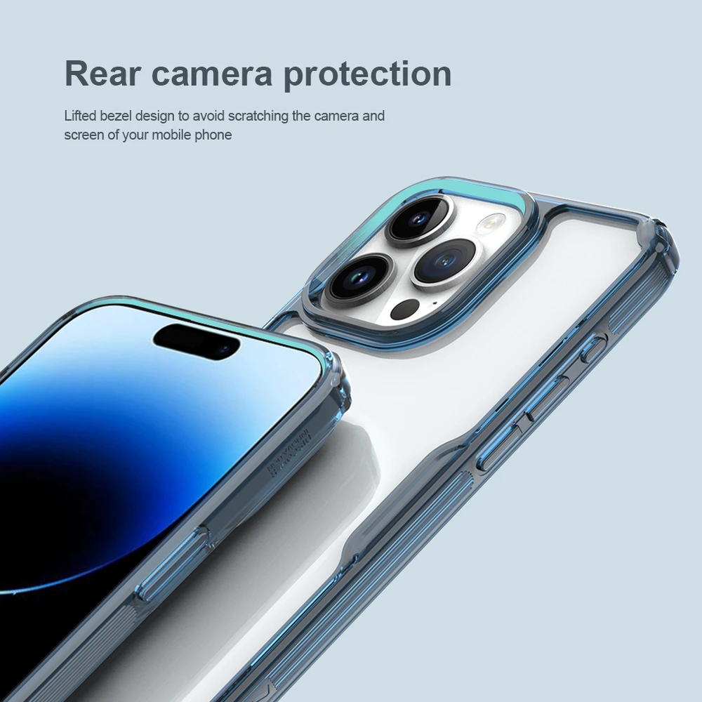 Dėklas Nillkin Nature TPU Pro Apple iPhone 15 Pro baltas