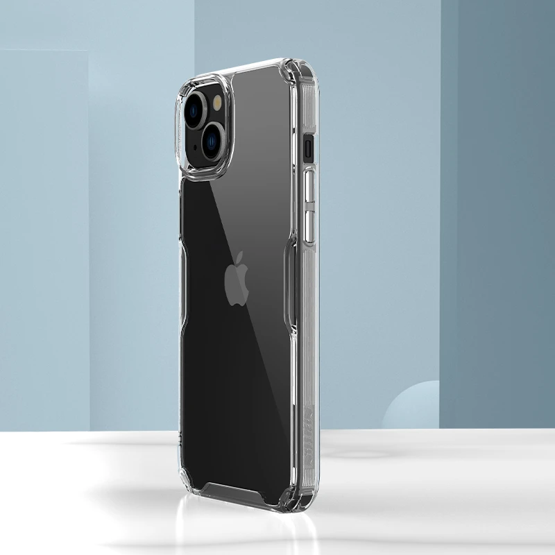Dėklas Nillkin Nature TPU Pro Apple iPhone 15 Plus baltas