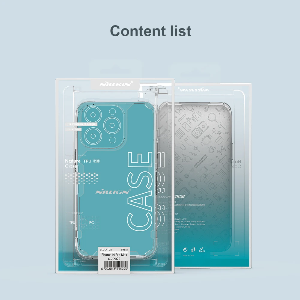 Nillkin Nature TPU Pro dėklas, skirtas Apple iPhone 14 Pro Max (baltas)