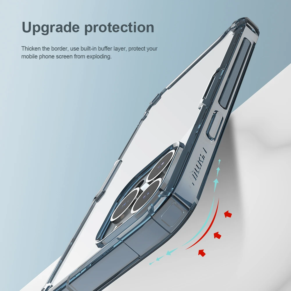 Nillkin Nature TPU Pro dėklas, skirtas Apple iPhone 14 Pro Max (baltas)