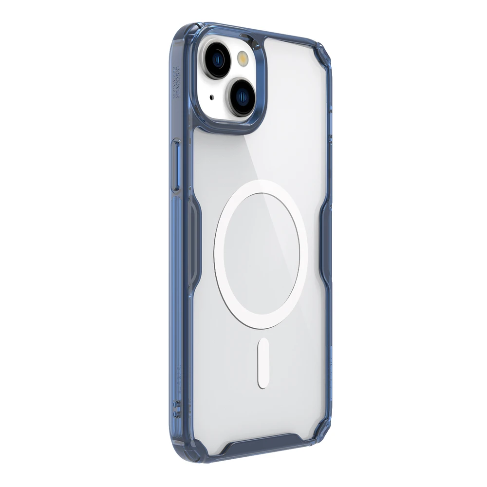 Nillkin Nature Pro armored with MagSafe Apple iPhone 15 Plus – dėklas telefonui mėlynos spalvos
