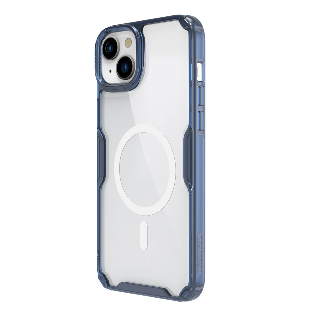 Nillkin Nature Pro armored with MagSafe Apple iPhone 15 Plus – dėklas telefonui mėlynos spalvos