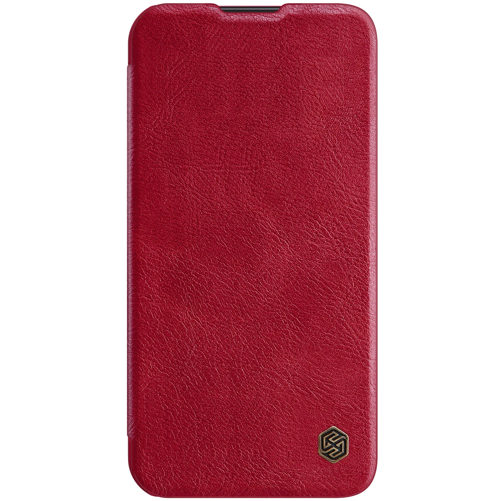 Dėklas Nillkin Qin Pro Leather Apple iPhone 14 Plus raudonas